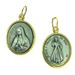 Double-sided, Two-tone Guadalupe and Divine Mercy Medal