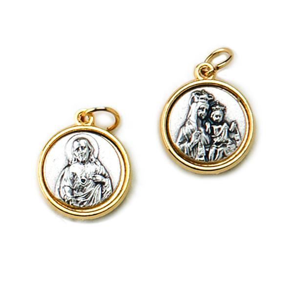 Double-sided, Two-tone Scapular Medal