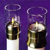 Draft Protectors for Lux Mundi Refillable Oil Candles or Candle Shells