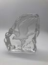 Eagle in Etched Glass Standing Figurine | CATHOLIC CLOSEOUT