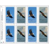 Eagles Wings Print Your Own Prayer Cards - 25 Sheet Pack