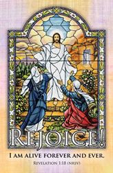 Easter Bulletin - Rejoice, 100/pkg