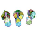 Easter Milk Chocolate Coins & Stickers Mesh Bag
