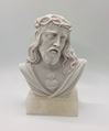 Ecce Homo Sacred Heart of Jesus 5" Alabaster Statue from Italy
