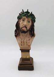 Ecce Homo 6" Plaster Statue from Italy head of christ