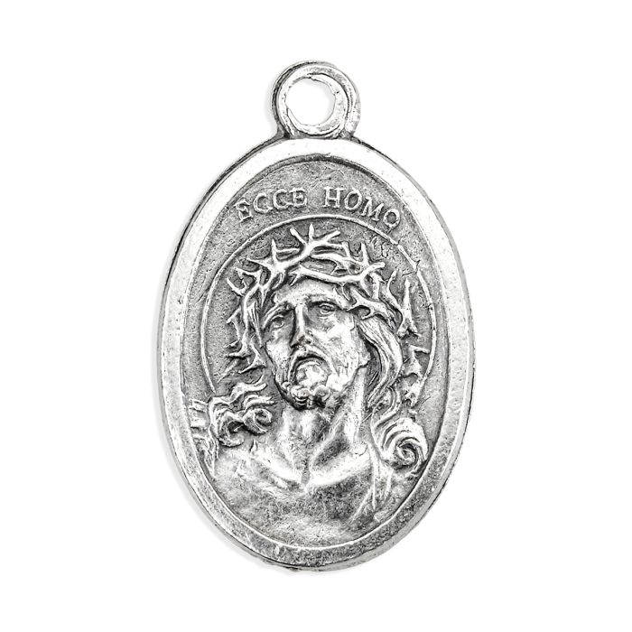Ecce Homo Mater Dolorosa 1" Oxidized Medal - 25/Pack *SPECIAL ORDER - NO RETURN*