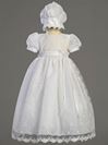 'Emma' Embroidered Tulle Christening Gown