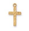 Engraved Cross Pendant on 16" chain