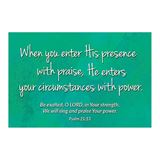 Enter His Presence Pass It On Card