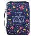 He Has Made Everything Beautiful Navy Floral Bible Cover - Ecclesiastes 3:11