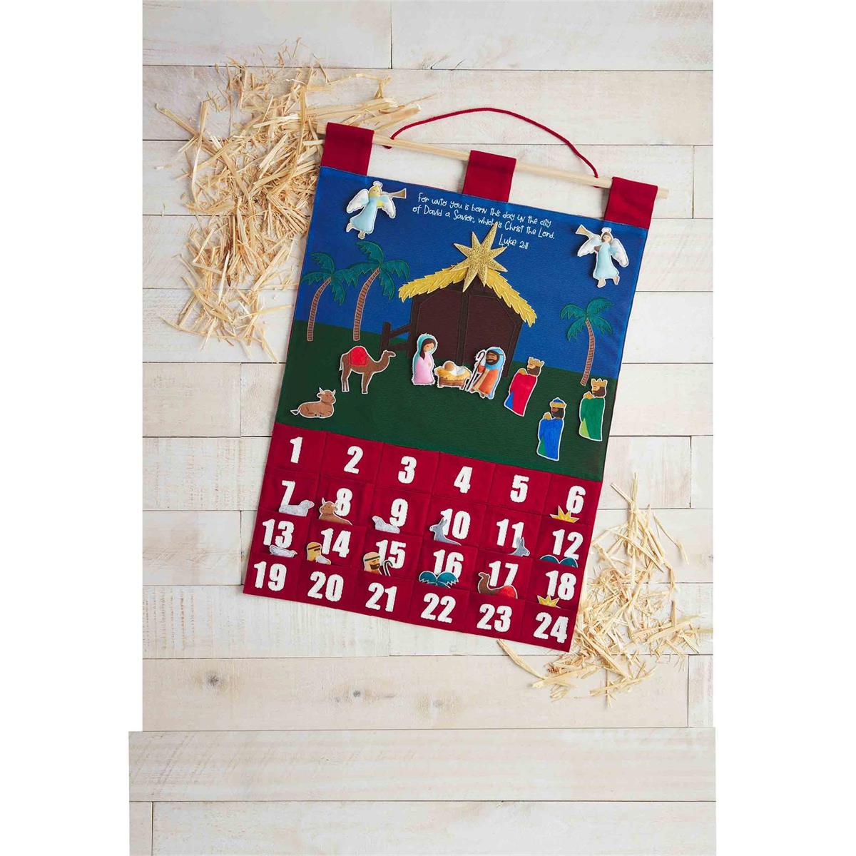 Fabric Nativity Advent Calendar