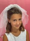 Face Framer First Communion with Veil 