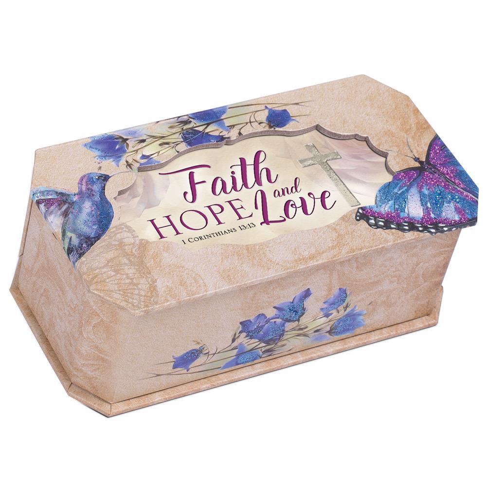 Faith Hope Love Music Box