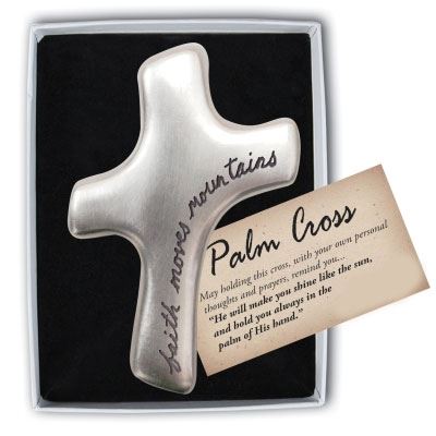 Faith Moves Mountains Palm Cross