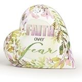 Faith Over Fear 3.5" Musical Heart