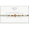 Faith Over Fear Stretch Bracelet, Amazonite