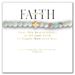 Faith Over Fear Stretch Bracelet, Gold/Amazonite