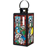Faith Makes All Things Possible Stained Glass Lantern