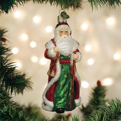 729343403070 Father Christmas With Bells Ornament