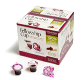 Fellowship Cup: Prefilled Communion Cups (Juice & Wafer), 100 Count Box