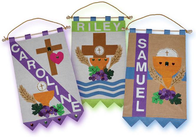 First Communion Banner Kits DIY Boy or Girl