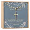 First Communion Cross Necklace, Gold