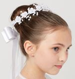 First Communion Flower Crown with No Veil