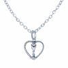 First Communion Heart and Chalice Necklace with Lace Pouch