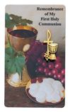 First Communion Holy Card and Lapel Pin