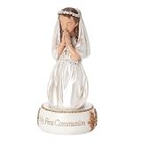 First Communion Kneeling Girl Figurine 