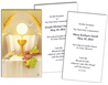 First Communion Personalized  Holy Cards- Laminated