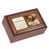 First Communion Small Wood Music Box
