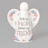 First My Mom Forever My Friend Musical Angel, 3.75" Porcelain