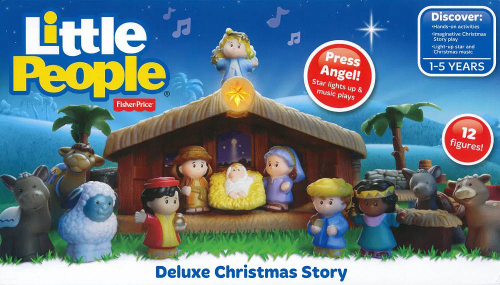 Fisher Price Little People ANGEL with Stars Nativity Bethlehem Stable Christmas 