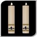 Fleur De Lis Side Altar Candles