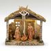 Fontanini 5" Scale 4 Figure Nativity Set with Lighted Resin Stable - 118569