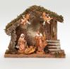 Fontanini 5" Scale 5 Figure Nativity Wedding Creche with USB LED Stable