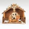 Fontanini 5" Scale 7 Figure Nativity with Resin Stable