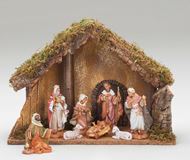 Fontanini 8 Piece 5" Scale Nativity Set with Stable