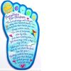 Footprints For Children Wall Plaque