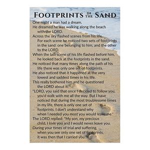 Footprints Pass It On Card *WHILE SUPPLIES LAST*
