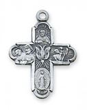 Four Way Cross Necklace