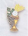 First Communion Wheat/Chalice Lapel Pin *WHILE SUPPLIES LAST*