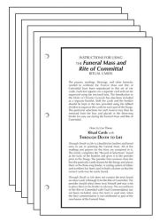 Funeral Mass and Rite of Committal Ritual Cards