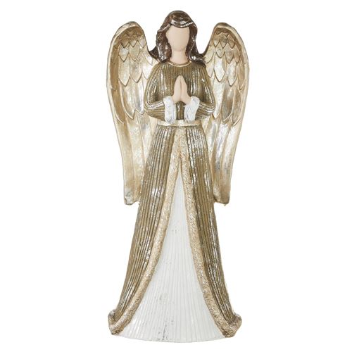 Gilded Praying Angel 20" Statue