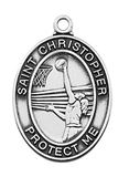 Girls Pewter Basketball Medal On An 18" Stainless Chain