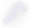 Girls Flat Knit Knee High Sock White