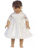 Giselle First Communion 18" Doll Dress 