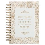Give Thanks Large Wirebound Journal