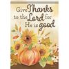 Give Thanks to the Lord Garden Flag